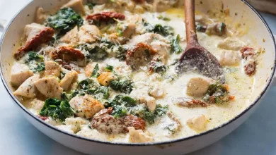Parmesan-Hähnchen Rezept mit knuspriger Panade und geschmolzenem Käse